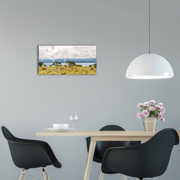 Glazen klok horizontaal Naivasha-meer