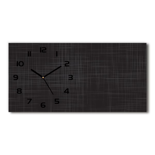 Glazen klok horizontaal Linnenstructuur