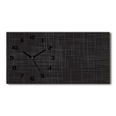Glazen klok horizontaal Linnenstructuur