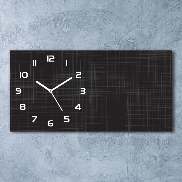 Glazen klok horizontaal Linnenstructuur