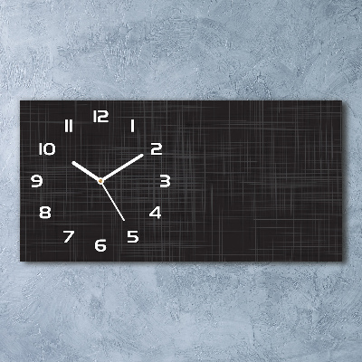 Glazen klok horizontaal Linnenstructuur