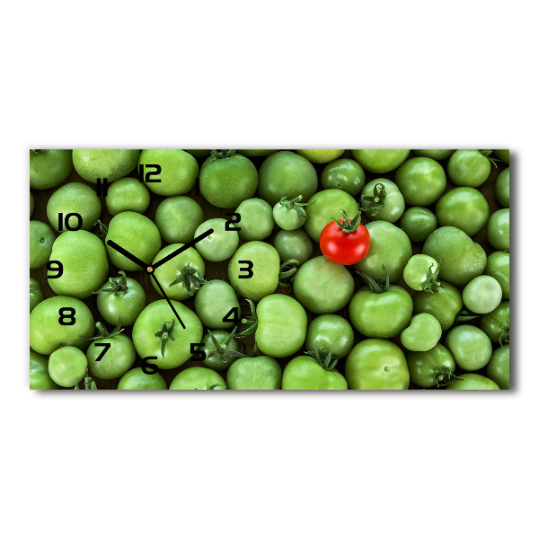 Glazen klok horizontaal Rijpe tomaat