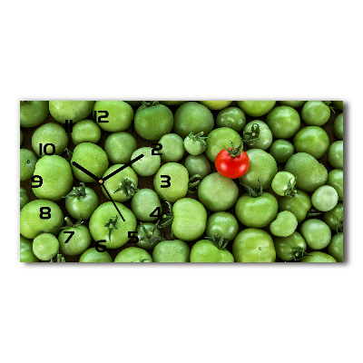 Glazen klok horizontaal Rijpe tomaat