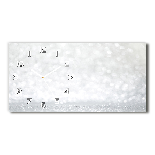 Glazen wandklok rechthoekig Friemel