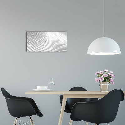 Glazen klok horizontaal Abstracte lijnen