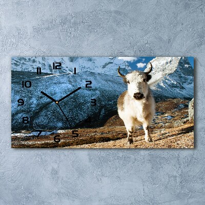 Glazen klok horizontaal Zoals een gewone berg