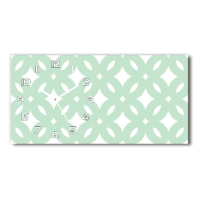 Glazen klok horizontaal Geometrische achtergrond