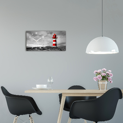 Glazen klok horizontaal Vuurtoren