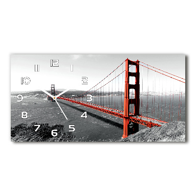 Glazen klok horizontaal San Francisco-brug