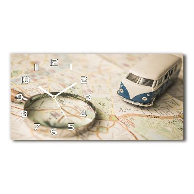 Glazen klok horizontaal Symboliek van reizen