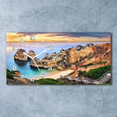Glazen klok horizontaal Lagos Portugal