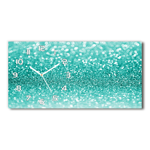 Glazen wandklok rechthoekig Friemel