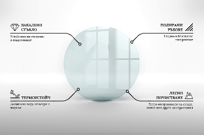 Vloerplaat voor kachel Transparant