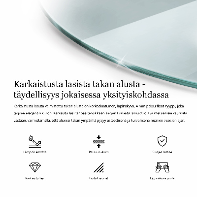 Vloerplaat voor kachel Transparant