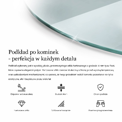 Vloerplaat voor kachel Transparant