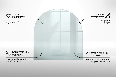 Onderplaat kachel Halfrond transparant