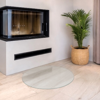 Ronde kachel vloerplaat Ronde kachel vloerplaat met optisch melkglas-effect