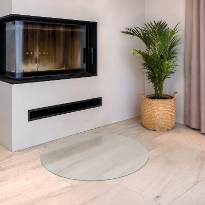 Ronde kachel vloerplaat Ronde kachel vloerplaat met optisch melkglas-effect