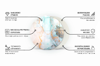 Vloerplaat voor kachel Houtnerf in dwarsdoorsnede