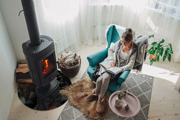 Plaat onder houtkachel Driedimensionale geometrie