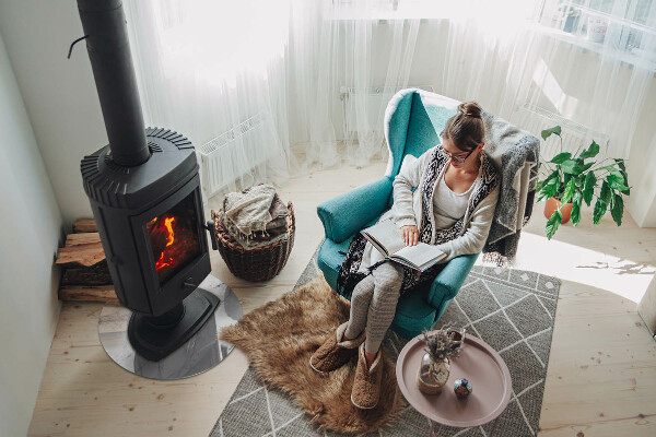 Onderplaat kachel Marmerpatroon met aderen