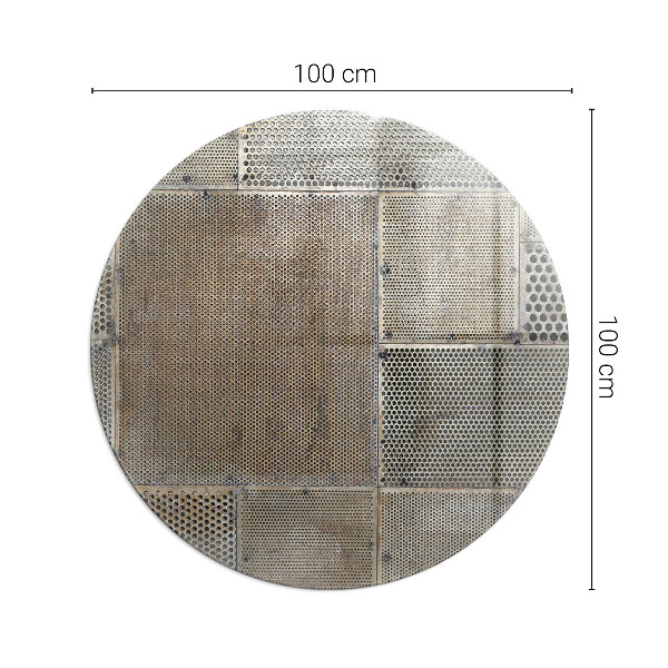 Vloerplaat voor kachel Geperforeerd plaatpatroon