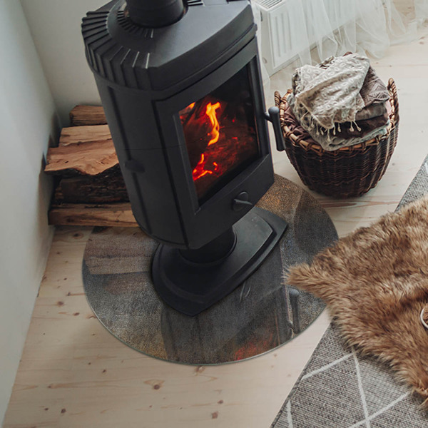 Vloerplaat voor kachel Abstract textuurpatroon