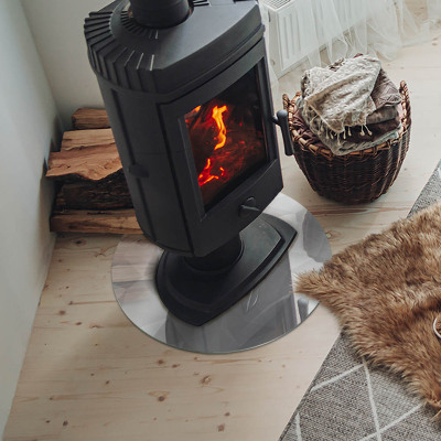 Vloerplaat voor kachel Abstract geometrisch patroon