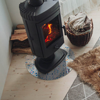 Onderplaat kachel Abstract textuurpatroon