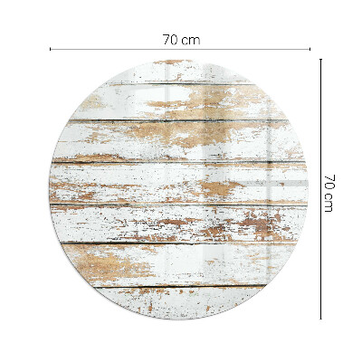 Plaat onder houtkachel Beschadigde houten plank