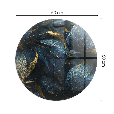 Vloerplaat voor kachel Elegante bladeren met een bijzondere textuur.