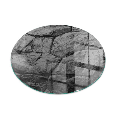 Vloerplaat voor kachel Natuursteenpatroon