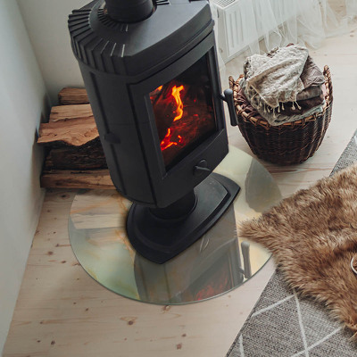 Vloerplaat voor kachel Abstract marmerpatroon