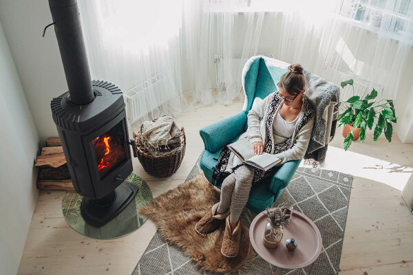 Vloerplaat voor kachel Tropische bladeren op de achtergrond