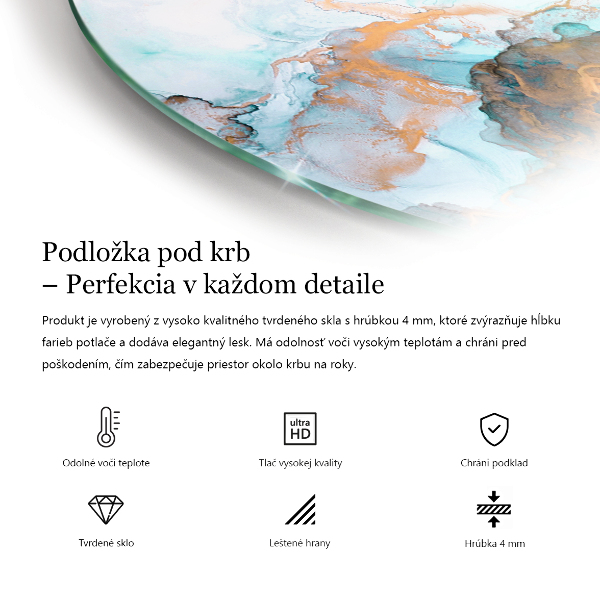 Plaat onder houtkachel Natuursteenpatroon