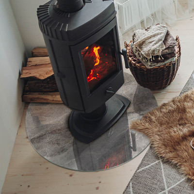 Plaat onder houtkachel Natuursteenpatroon