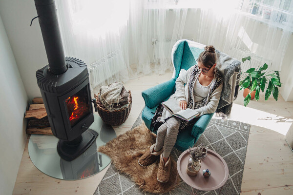 Vloerplaat voor kachel Kleur: Lichtgroen