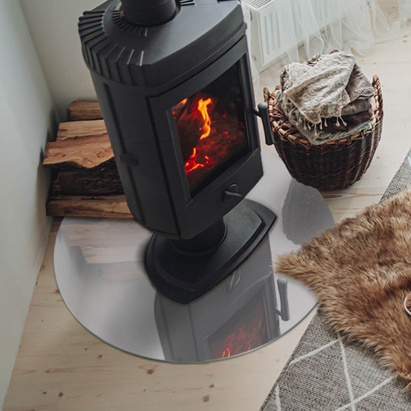 Onderplaat kachel Kleur grijs