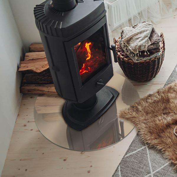 Onderplaat kachel Kleur beige