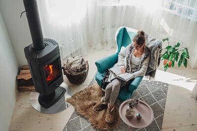 Onderplaat kachel Ivoorkleur