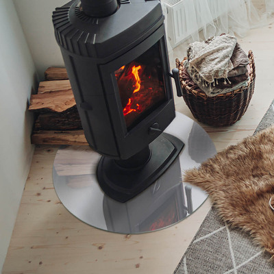 Vloerplaat voor kachel Kleur: Lichtgrijs