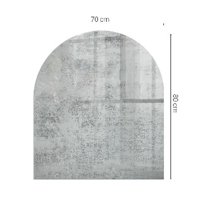 Halfronde plaat voor onder houtkachel Abstract achtergrondpatroon