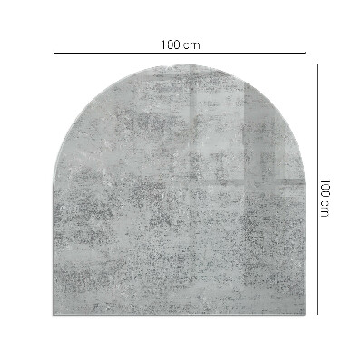 Halfronde plaat voor onder houtkachel Abstract achtergrondpatroon