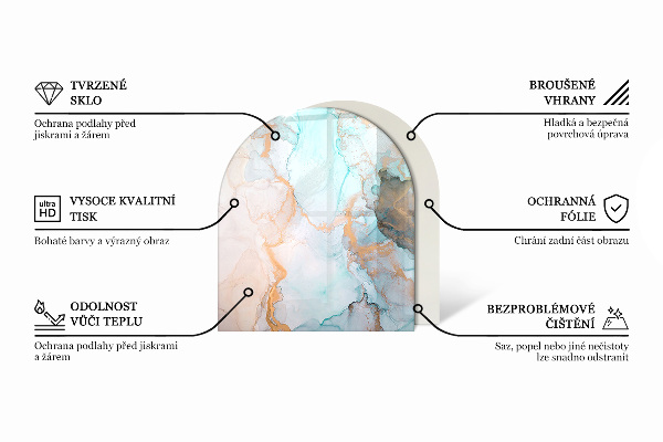 Halfronde vloerplaat openhaard Ruwe betonconstructie