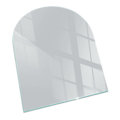 Halfronde vloerplaat openhaard Kleur grijs