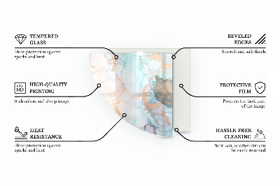 Kwartcirkel onderplaat kachel Betonconstructie met effect