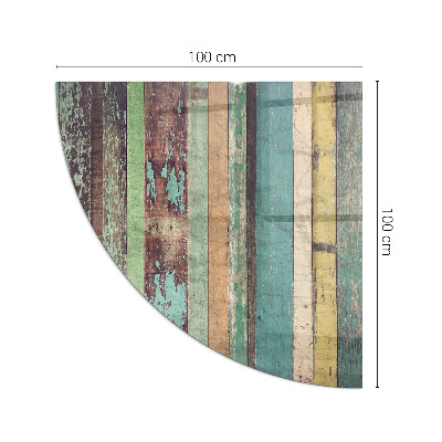 Kwartcirkel kachel vloerplaat Kleuren van het bord in verschillende tinten