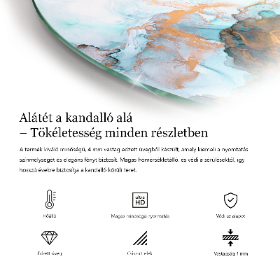 Kwartcirkel onderplaat kachel Patroon geïnspireerd op steen