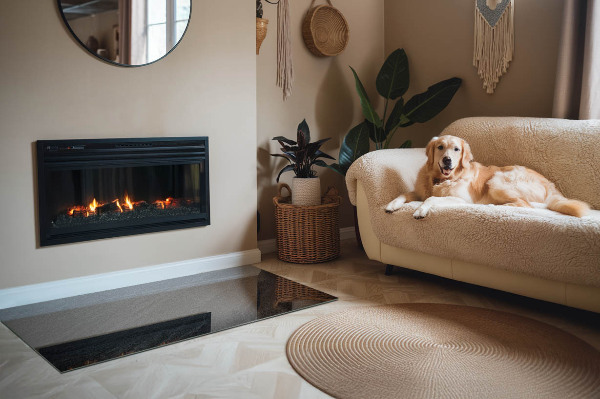 Vloerplaat openhaard Uiterlijk van ruwe steen