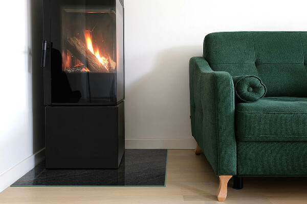 Vloerplaat openhaard Uiterlijk van ruwe steen